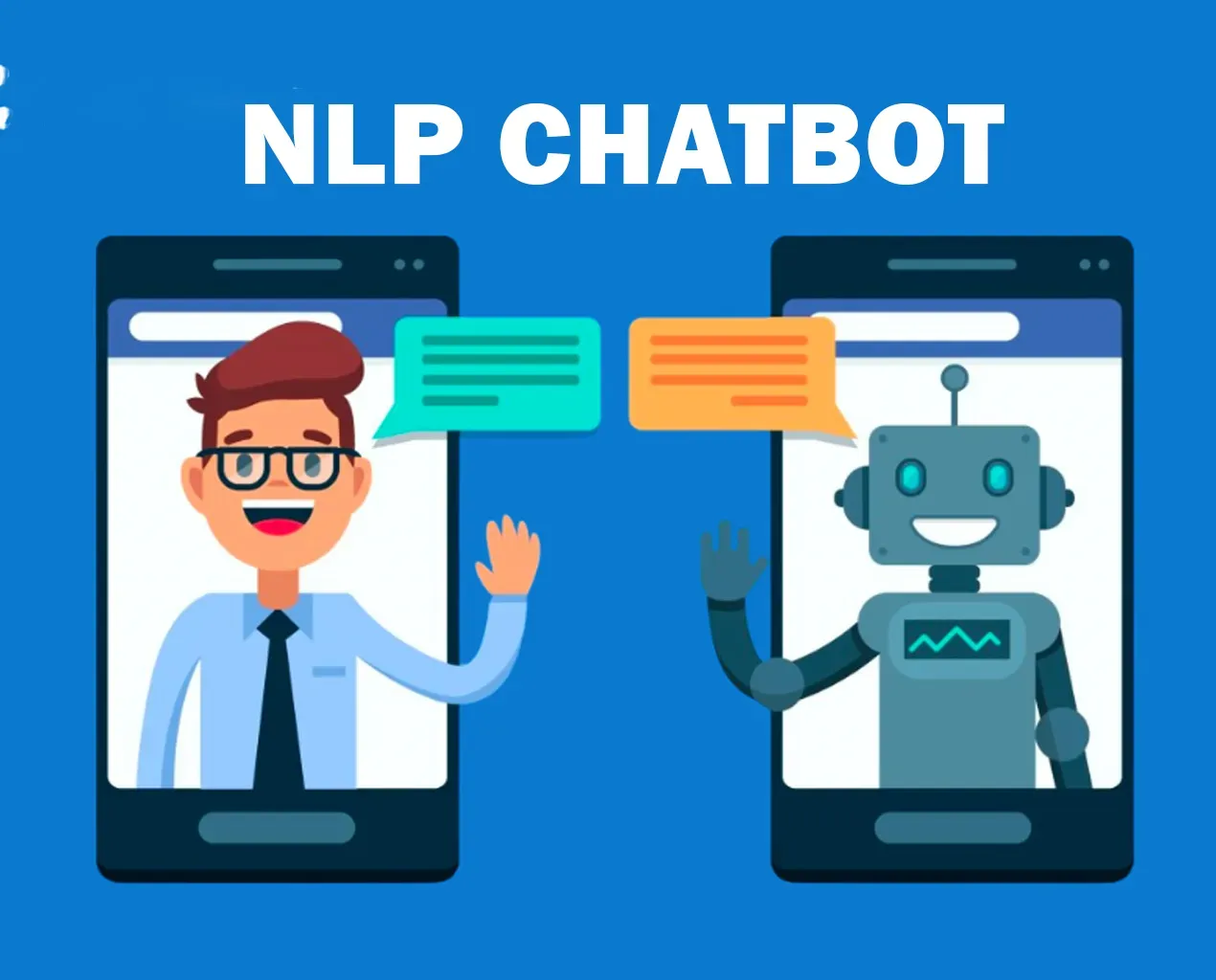 NLP chatbot conversation between user and AI